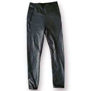 Victorias Secret Shiny Black Leggings